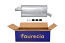 FAURECIA 366 031-381 Rear Muffler - Easy2Fit® Kit - for e.g. VAUXHALL MERIVA A