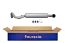 FAURECIA 366 031-531 Rear Muffler - Easy2Fit® Kit - for e.g. OPEL MOVANO A