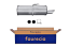 FAURECIA 366 032-491 Rear Muffler - Easy2Fit® Kit - for e.g. PEUGEOT 406