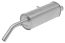 FAURECIA 366 032-651 Rear Muffler - Easy2Fit® Kit - for e.g. CITROËN C2