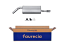 FAURECIA 366 032-851 Rear Muffler - Easy2Fit® Kit - for e.g. PEUGEOT 207 CC