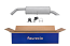 FAURECIA 366 032-931 Rear Muffler - Easy2Fit® Kit - for e.g. CITROËN DS4
