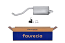 FAURECIA 366 034-001 Rear Muffler - Easy2Fit® Kit - for e.g. RENAULT CLIO III