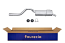 FAURECIA 366 034-271 Rear Muffler - Easy2Fit® Kit - for e.g. RENAULT ESPACE III