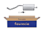 FAURECIA 366 034-811 Rear Muffler - Easy2Fit® Kit - for e.g. RENAULT CLIO III