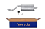 FAURECIA 366 034-831 Rear Muffler - Easy2Fit® Kit - for e.g. RENAULT MODUS / GRAND MODUS