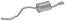 FAURECIA 366 034-981 Rear Muffler - Easy2Fit® Kit - for e.g. RENAULT CLIO IV