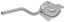 FAURECIA 366 035-091 Rear Muffler - Easy2Fit® Kit - for e.g. SKODA OCTAVIA II Combi