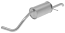 FAURECIA 366 035-421 Rear Muffler - Easy2Fit® Kit - for e.g. SKODA FABIA II Combi (545)