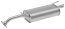FAURECIA 366 035-661 Rear Muffler - Easy2Fit® Kit - for e.g. TOYOTA COROLLA FX Compact