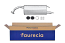 FAURECIA 366 035-861 Rear Muffler - Easy2Fit® Kit - for e.g. TOYOTA YARIS