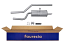 FAURECIA 366 035-891 Rear Muffler - Easy2Fit® Kit - for e.g. TOYOTA COROLLA Liftback