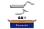 FAURECIA 366 035-981 Rear Muffler - Easy2Fit® Kit - for e.g. MITSUBISHI L200