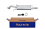 FAURECIA 366 036-011 Rear Muffler - Easy2Fit® Kit - for e.g. MITSUBISHI CARISMA