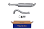 FAURECIA 366 036-031 Rear Muffler - Easy2Fit® Kit - for e.g. MITSUBISHI PAJERO II