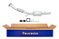 FAURECIA 366 054-011 Catalytic Converter - Easy2Fit® Kit - for e.g. SKODA FABIA I Praktik