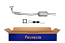 FAURECIA 366 054-211 Catalytic Converter - Easy2Fit® Kit - for e.g. VW POLO III (6N1)