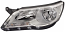 HELLA 247 038-231 FF/Halogen-Headlight - left - for e.g. VW Tiguan (5N_)