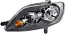 HELLA 247 013-071 Halogen-Headlight - left - for e.g. VW Golf Plus (5M1, 521)