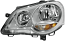 HELLA 247 019-191 Halogen/FF-Headlight - left - for e.g. VW Polo (9N_)