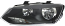 HELLA 247 051-111 FF/Halogen-Headlight - left - for e.g. VW Polo (6R1, 6C1)