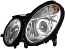 HELLA 008 369-171 Halogen-Headlight - left - for e.g. Mercedes-Benz E-Class (W211)
