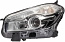 HELLA 010 335-071 Halogen/LED/DE-Headlight - left - for e.g. Nissan Qashqai I (J10, NJ10, JJ10E)