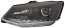 HELLA 011 824-231 Halogen/Dual Headlight/DE-Headlight - left - for e.g. Skoda Fabia III (NJ3)