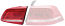 HELLA 010 745-061 Rearlight - LED - Inner Section - right - for e.g. VW Passat (362)