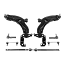 VAICO FIAT Control/Trailing Arm Kit, wheel suspensi V24-0502