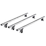 VOLKSWAGEN ID BUZZ with tailgate L1 H1 2022-2025 Premium Aluminium Roof Bars Fixed - SUMMIT