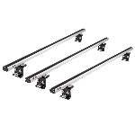 VOLKSWAGEN T6.1 with barn doors L2 H1 2019-2023 Premium Aluminium Roof Bars Fixed - SUMMIT