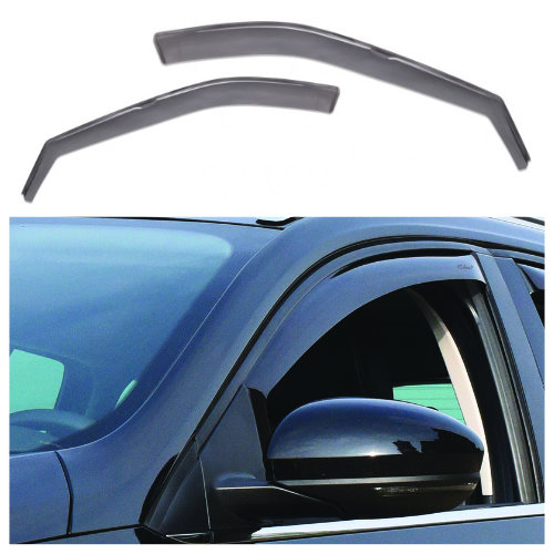 Renault Megane Mk3 2008 - 2015 (5dr) Set Of Front Wind Deflectors By Farad