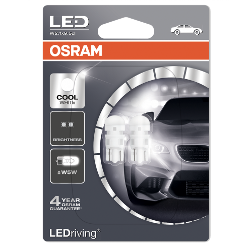 OSRAM 501 LED Cool White Interior Bulbs