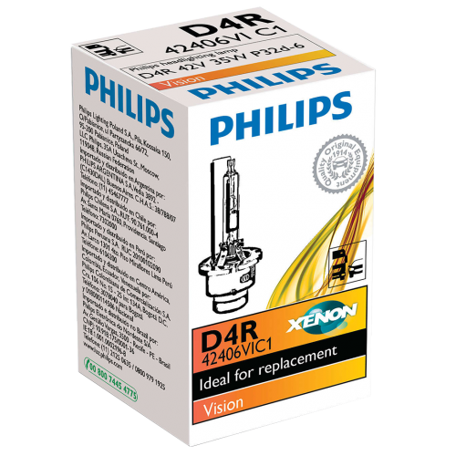 D4R Philips Vision Standard Replacement 35W 4300K Xenon HID