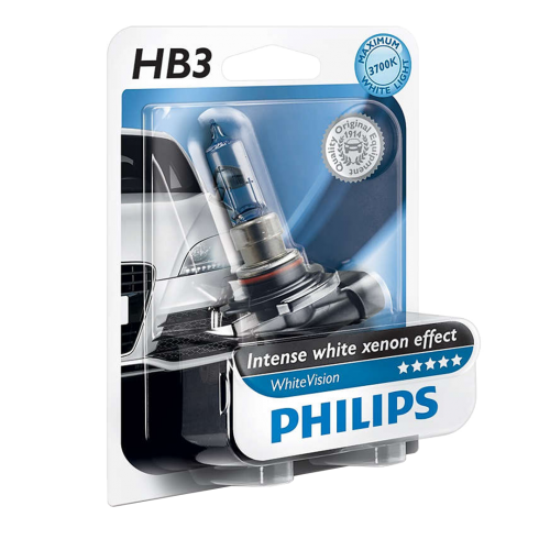 Philips WhiteVision 3700K Halogen Bulbs Xenon Effect