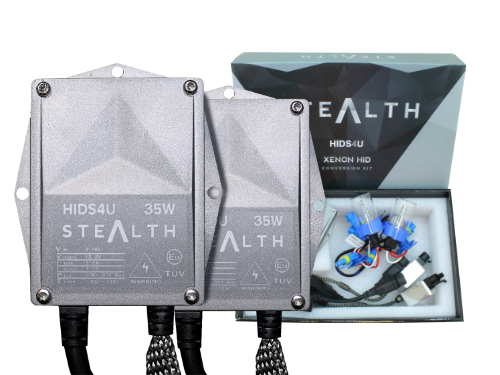Stealth-X: H7 HID Conversions Kit - 35W - 350% Brighter Than Standard  Headlight Bulbs