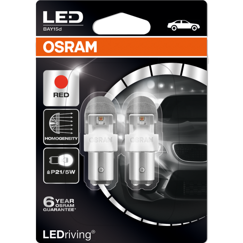 2 x Osram 380 P21/5W Brake Stop Tail Light Car Bulbs 12v 21/5w