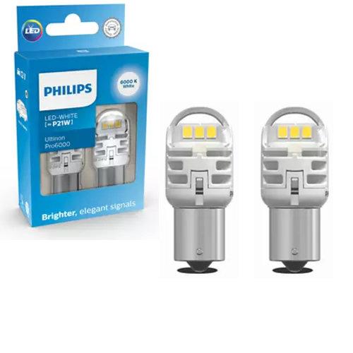 382 White Philips Pro6000 LED Bulbs (Pair) Brighter & Whiter