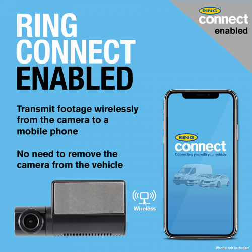 Ring RSDC4000 1440p Smart Dash Camera with Auto Start/Stop, GPS & G-Sensor  - Screwfix