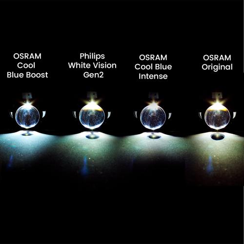 OSRAM Xenarc Cool Blue Boost D2S Xenon Car Headlight Bulbs (Twin