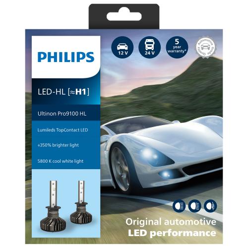 H1 Philips Ultinon Pro9100 HL LED Headlights (Pair)