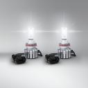 H11 Osram LED BRIGHT Headlight bulbs switched on