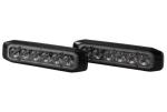 HELLA 014 562-601 LED-Strobe-type Beacon - BST-Slim - 12/24V - Red