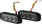 HELLA 014 563-601 LED-Strobe-type Beacon - BST-Slim - 12/24V - Red