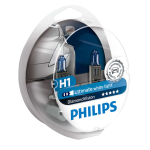 H1 Philips Diamond Vision 12V 55W 448 Halogen Bulbs (Pair)