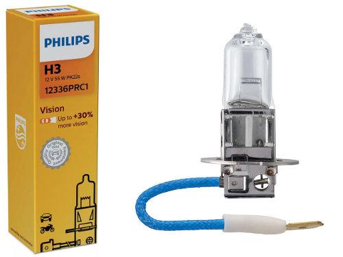 H3 Philips Vision Standard Replacement Bulb