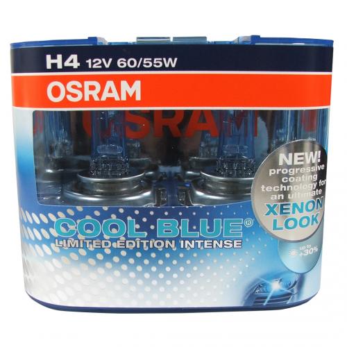 H4 OSRAM Cool Blue Intense Limited Edition 12V 60/55W 472 Halogen Bulbs (Pair)