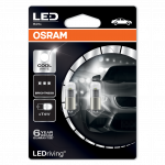 233 Osram Long Life LED Retrofit Cool White 12V T4W Bayonet Bulb (Pair)