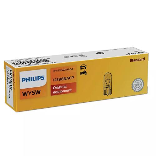  Philips 501 Amber WY5W Vision standard Replacement bulb (Single)
